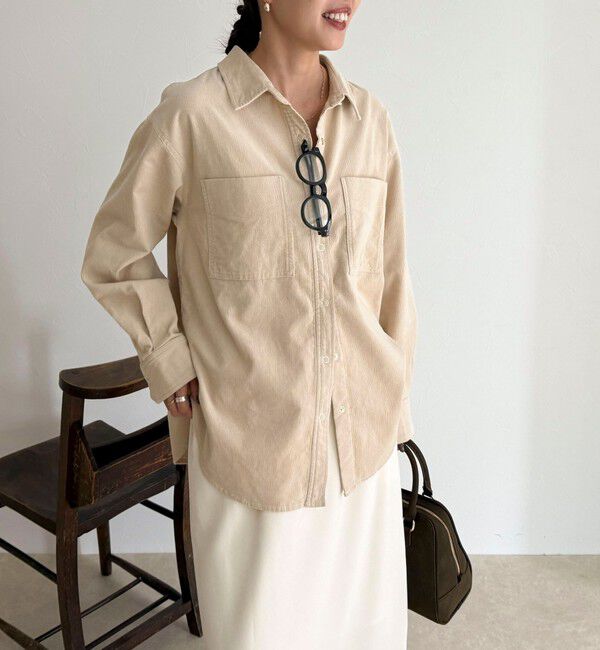 fredy emue「コーデュロイシャツ」|シャツ・ブラウス|