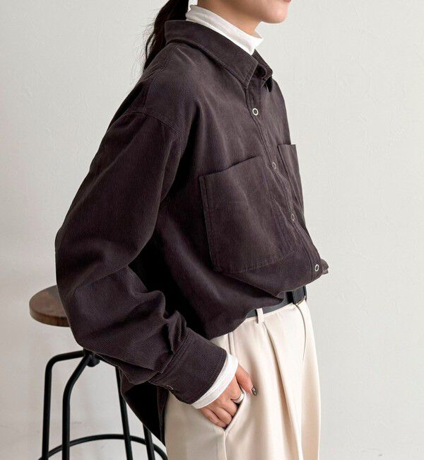 fredy emue「コーデュロイシャツ」|シャツ・ブラウス|