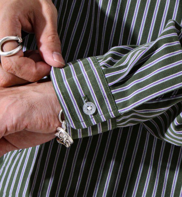 GLOSTER「【GEVACO/ゲバコ】起毛バンドカラーシャツ」|シャツ・ブラウス|