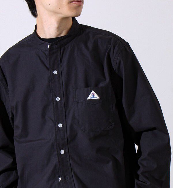 GLOSTER「【GEVACO/ゲバコ】起毛バンドカラーシャツ」|シャツ・ブラウス|