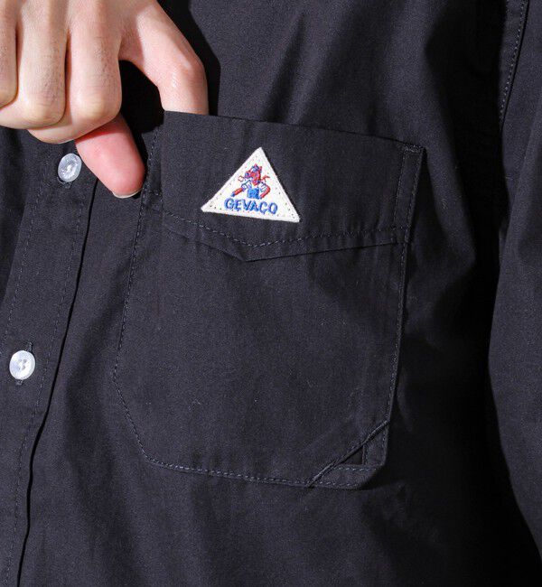 GLOSTER「【GEVACO/ゲバコ】起毛バンドカラーシャツ」|シャツ・ブラウス|