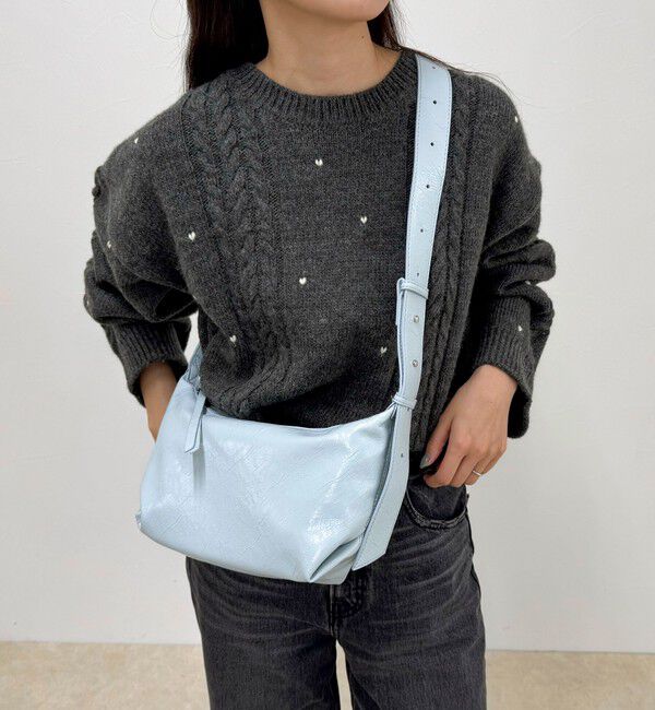 fredy emue「2WAYベルトハンドルバッグ」|ショルダー・メッセンジャー|ライトブルー