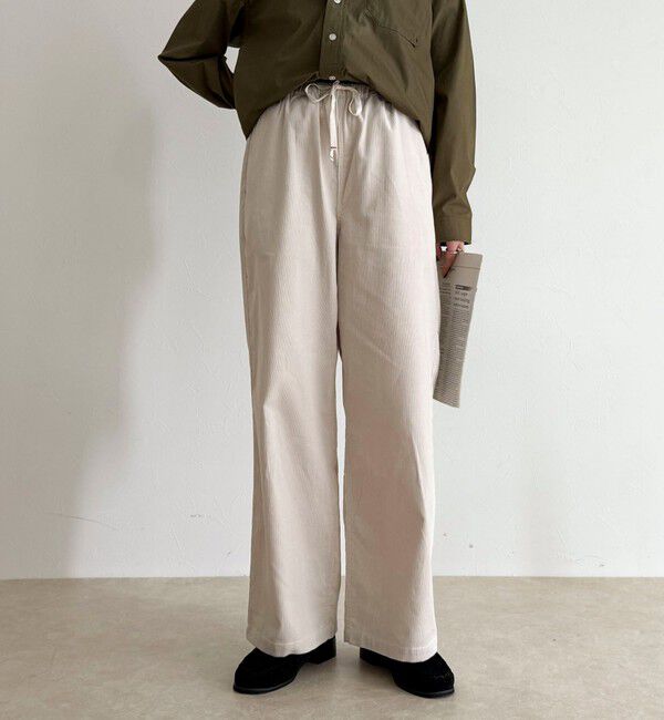 fredy emue「【GEVACO/ゲバコ】コーデュロイイージーワイドパンツ」|チノ|