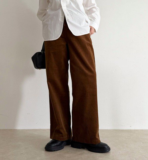 fredy emue「【GEVACO/ゲバコ】コーデュロイイージーワイドパンツ」|チノ|