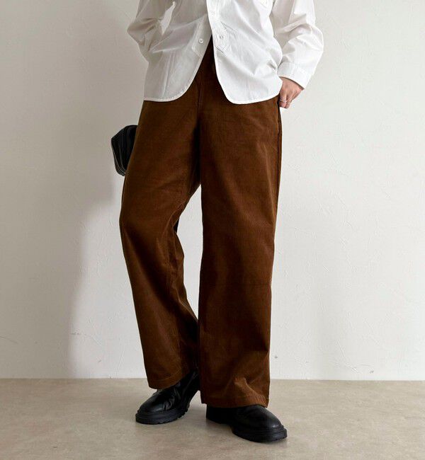 fredy emue「【GEVACO/ゲバコ】コーデュロイイージーワイドパンツ」|チノ|