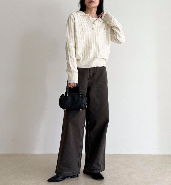 fredy emue「コットンツイルストレートパンツ」|チノ|