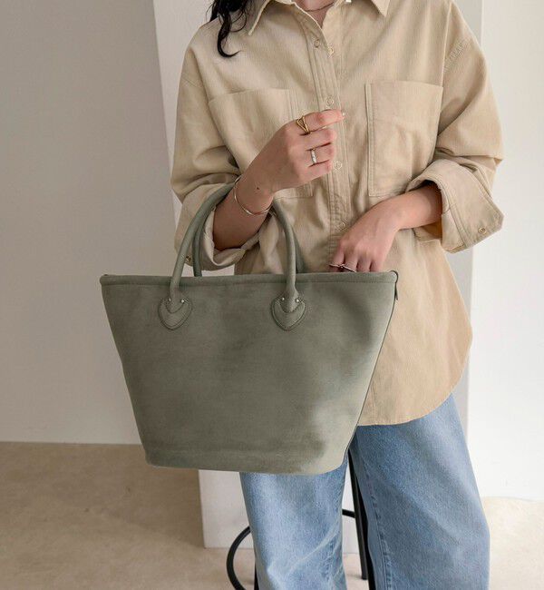 fredy emue「フェイクスエードパイピングトートバッグ」|トートバッグ|