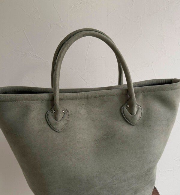 fredy emue「フェイクスエードパイピングトートバッグ」|トートバッグ|