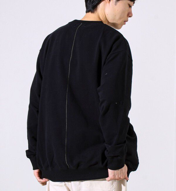 GLOSTER「【ディテールで差がつく】バックステッチサイドポケットスウェット」|スウェット・ジャージ|