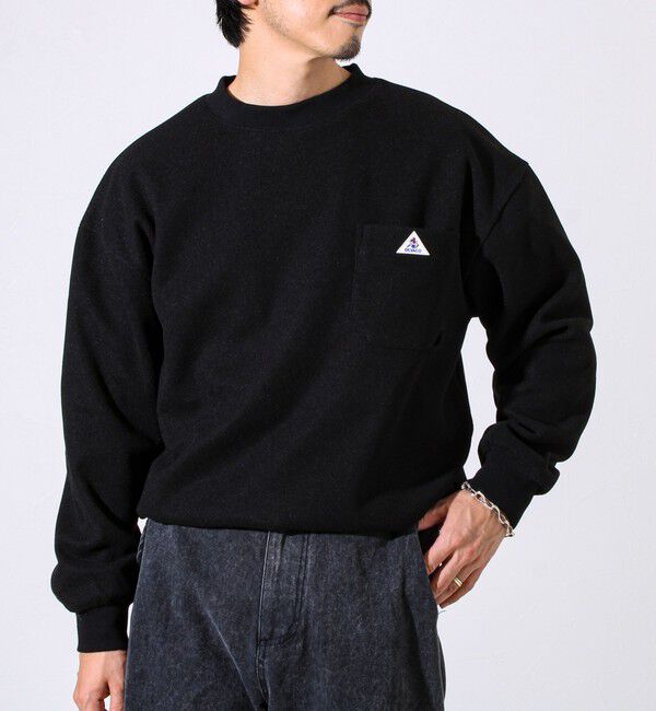 GLOSTER「【GEVACO/ゲバコ】ウールライクプルオーバー」|スウェット・ジャージ|ブラック