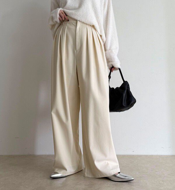 fredy emue「3タックハートリベットパンツ」|チノ|