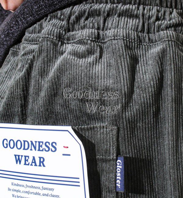 GLOSTER「【人気シリーズ/UNISEX/4サイズ/7色展開】GOODNESS コールパンツ」|チノ|