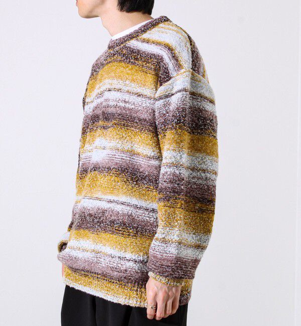 GLOSTER「【ふんわり立体感】グラデーションブークレプルオーバー」|ニット・セーター|