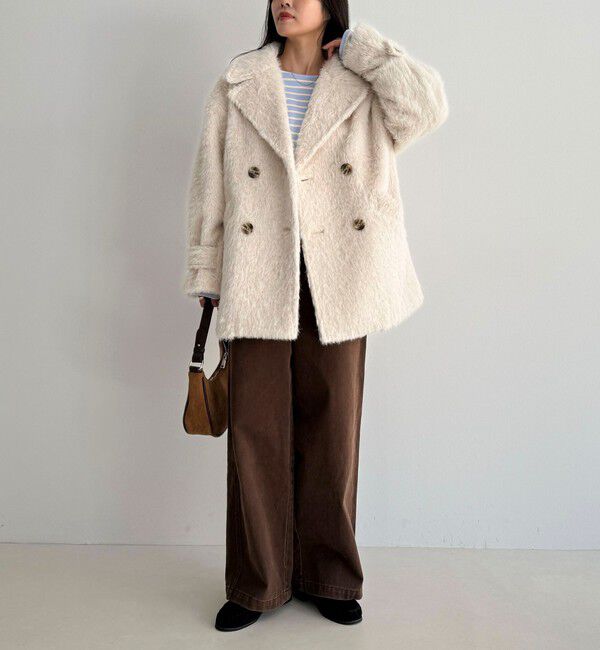 fredy emue「【GEVACO/ゲバコ】別注シャギーPコート」|ピーコート|