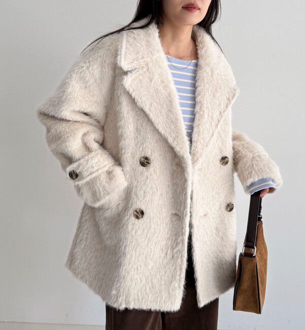 fredy emue「【GEVACO/ゲバコ】別注シャギーPコート」|ピーコート|