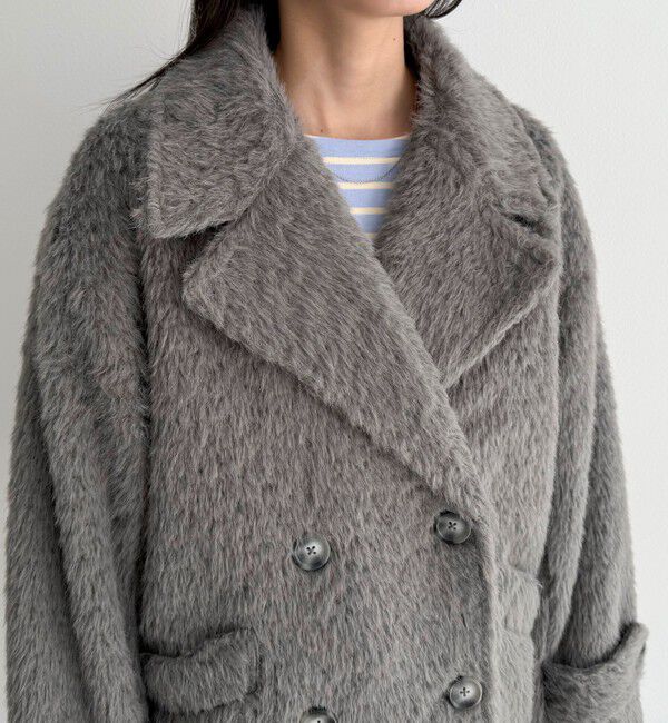 fredy emue「【GEVACO/ゲバコ】別注シャギーPコート」|ピーコート|