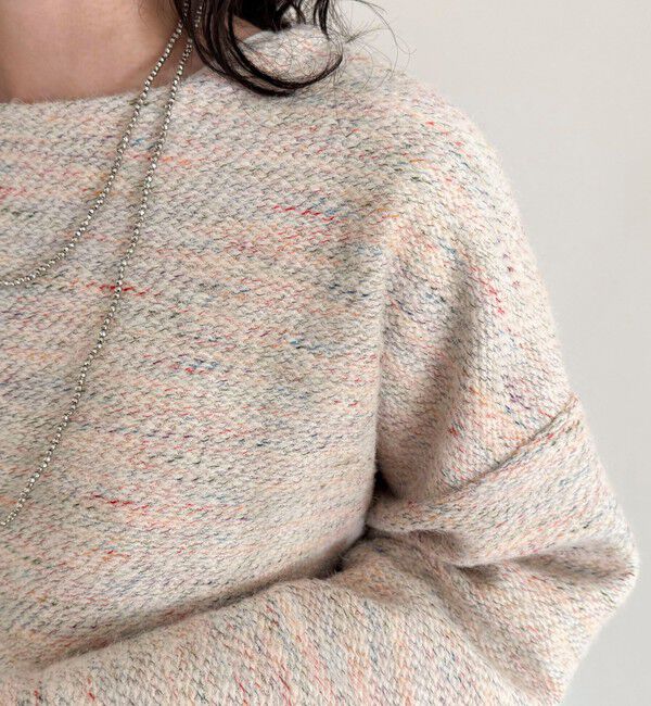 fredy emue「ツィードニットソーコクーンプルオーバー」|Tシャツ・カットソー|