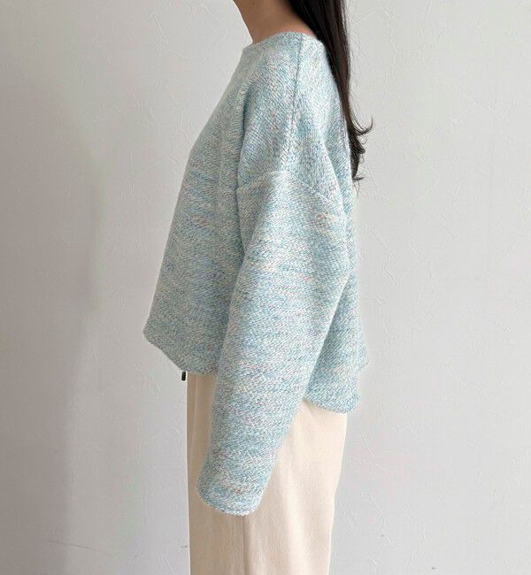 fredy emue「ツィードニットソーコクーンプルオーバー」|Tシャツ・カットソー|