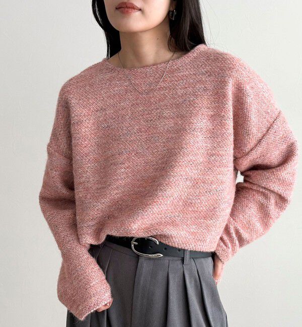 fredy emue「ツィードニットソーコクーンプルオーバー」|Tシャツ・カットソー|