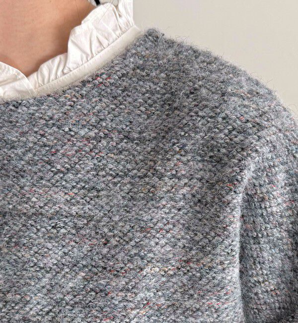 fredy emue「ツィードニットソーコクーンプルオーバー」|Tシャツ・カットソー|