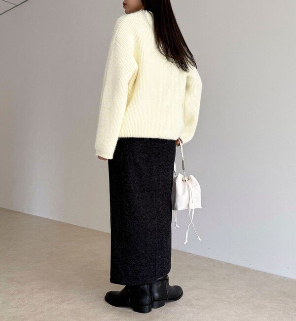 fredy emue「ソフトニットメルトンスカート」|スカート|
