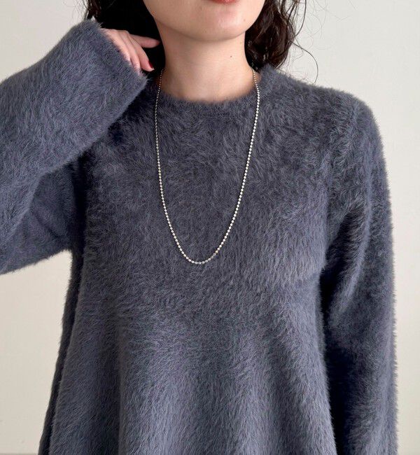 fredy emue「シャギーペプラムニットプルオーバー」|ニット・セーター|