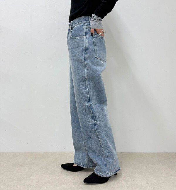 fredy emue「【待望の新色＆サイズ展開追加／@sora_522m企画】BASIC STRAIGHT DENIM」|デニム|