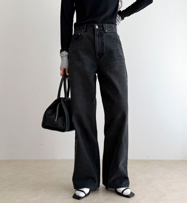 fredy emue「【待望の新色＆サイズ展開追加／@sora_522m企画】BASIC STRAIGHT DENIM」|デニム|