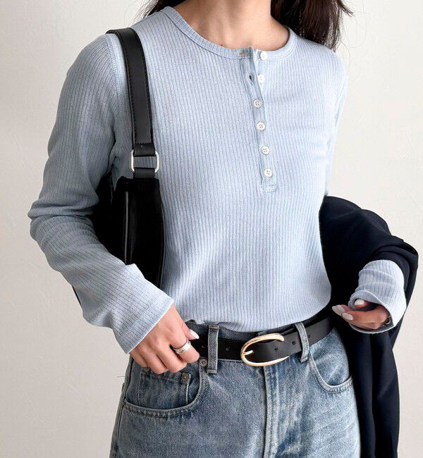 fredy emue「シアーテレコヘンリーネックプルオーバー」|Tシャツ・カットソー|