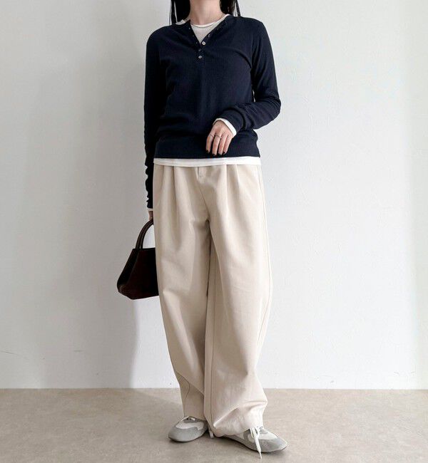 fredy emue「シアーテレコヘンリーネックプルオーバー」|Tシャツ・カットソー|