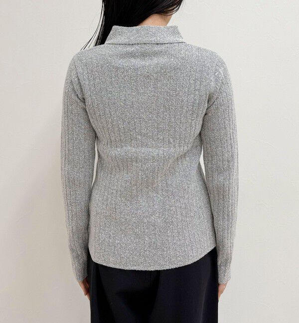 fredy emue「センタースリット衿付きプルオーバー」|ニット・セーター|