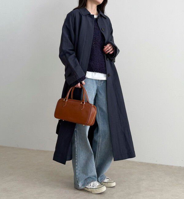 fredy emue「リネン混タンブラーステンカラーコート」|ステンカラーコート|