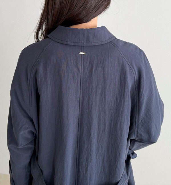 fredy emue「リネン混タンブラーステンカラーコート」|ステンカラーコート|