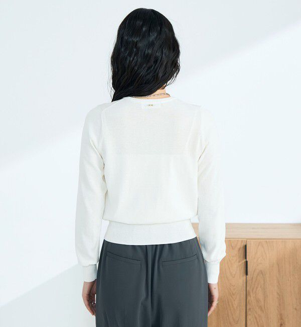 fredy emue「FR刺繍コットン混BASICカーディガン」|カーディガン|