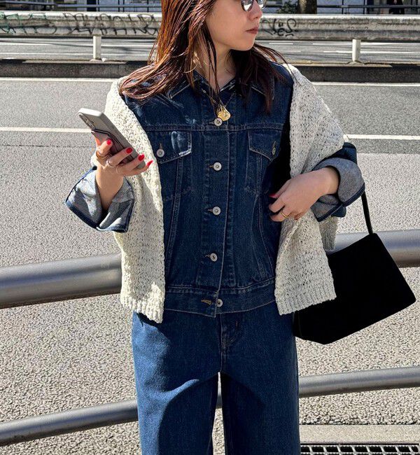 fredy emue「《セットアップ対応》コンパクトデニムジャケット」|デニムジャケット|