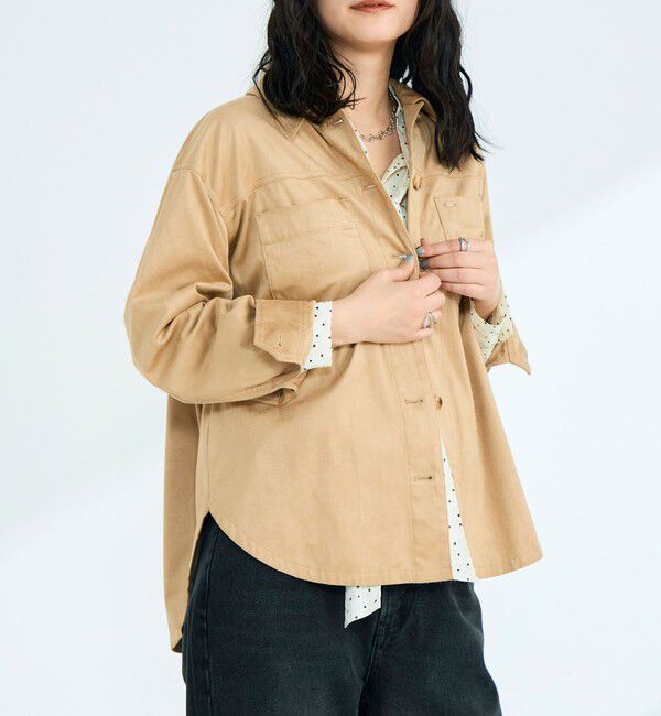 fredy emue「フェイクスエードシャツ」|シャツ・ブラウス|