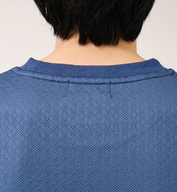 GLOSTER「【素材で魅せる】フクレリンクスジャガードロンT」|Tシャツ・カットソー|