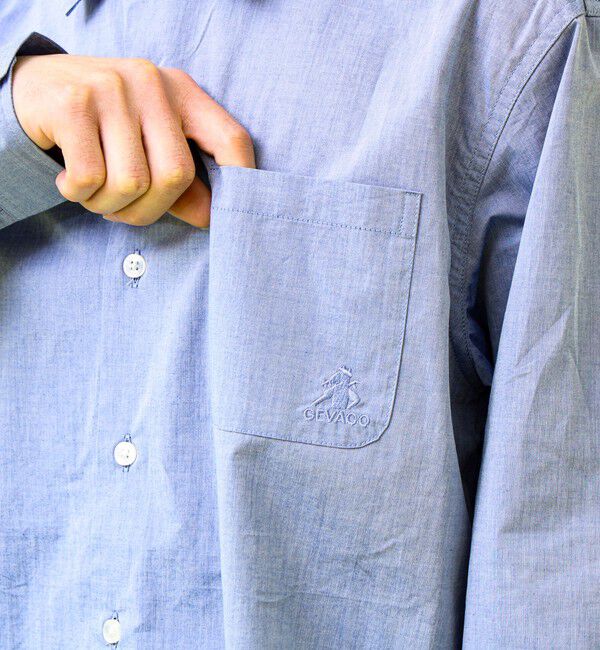 GLOSTER「【GEVACO/ゲバコ】シャンブレーシャツ」|シャツ・ブラウス|
