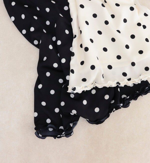 fredy emue「サテンドットミディスカート」|スカート|