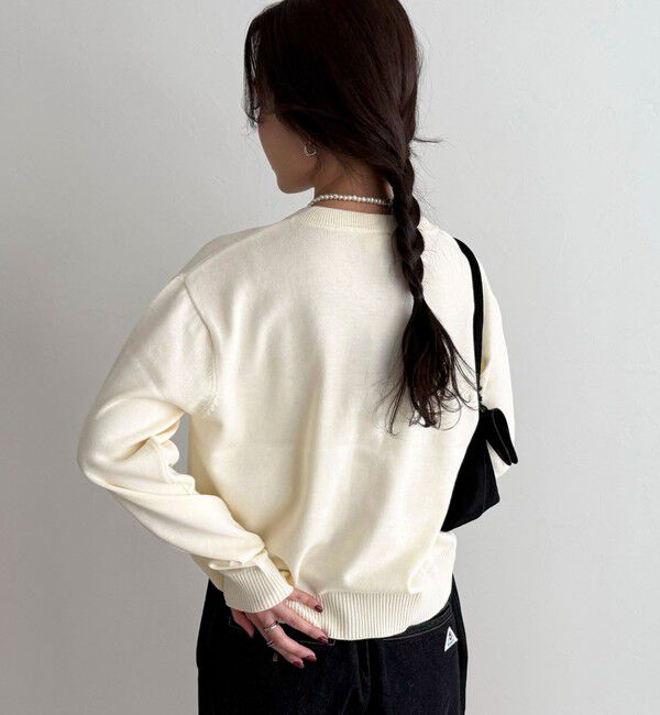 fredy emue「【GEVACO/ゲバコ】別注コットンラウンドネックカーデ」|カーディガン|