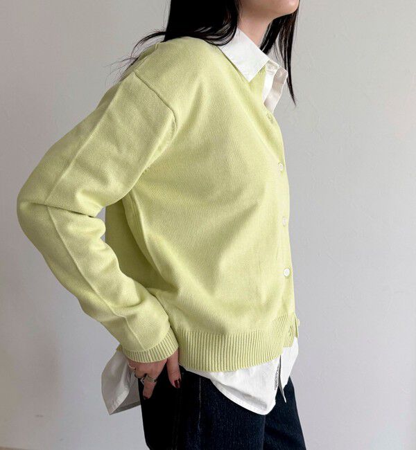 fredy emue「【GEVACO/ゲバコ】別注コットンラウンドネックカーデ」|カーディガン|