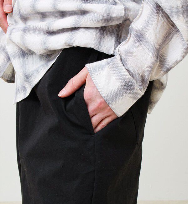 GLOSTER「【色で選べる/ユニセックス対応】GOODNESS イージーパンツ」|チノ|