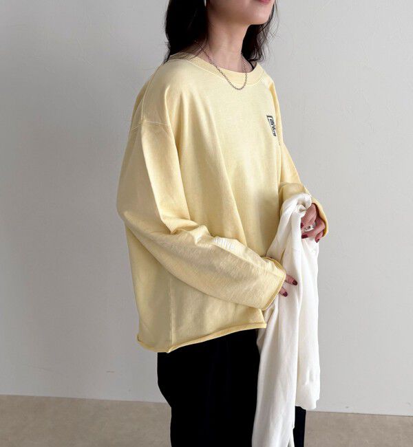 fredy emue「ヴィンテージ加工裏毛オフショルプルオーバー」|Tシャツ・カットソー|