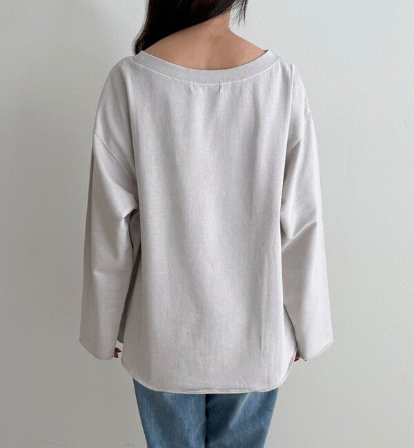 fredy emue「ヴィンテージ加工裏毛オフショルプルオーバー」|Tシャツ・カットソー|