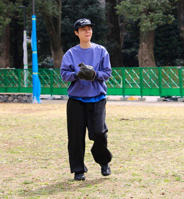 GLOSTER「【一枚でサマになる】ブークレ配色ラインプルオーバー」|Tシャツ・カットソー|