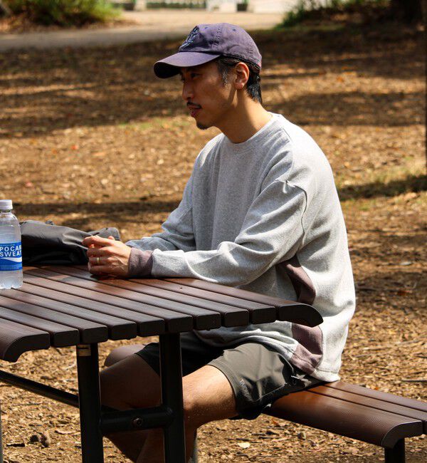 GLOSTER「【一枚でサマになる】ブークレ配色ラインプルオーバー」|Tシャツ・カットソー|