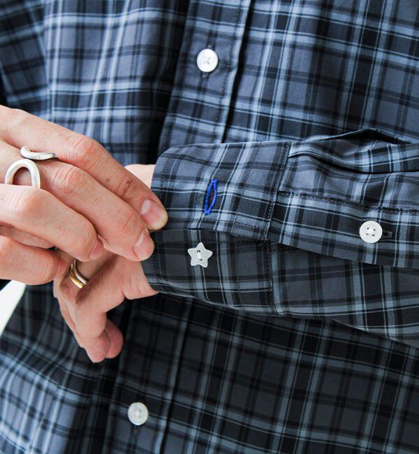 GLOSTER「【BOY ASTLAD刺繍】ボタンダウンシャツ ストライプ/チェック」|シャツ・ブラウス|