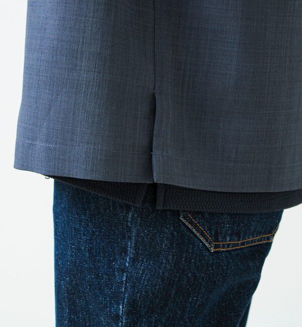 GLOSTER「【きれい見え快適素材】ドライポリ Classy Zipシャツ」|シャツ・ブラウス|