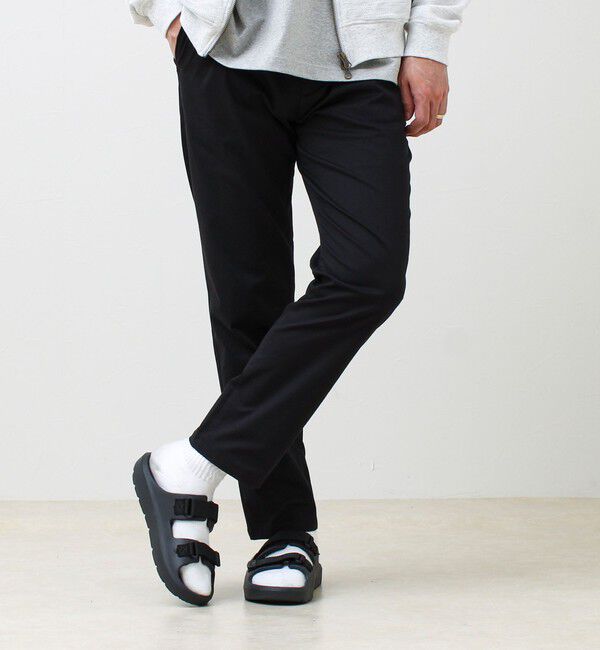 GLOSTER「【シリーズ累計人気/S～XL展開】ミラクルストレッチ イージーパンツ」|チノ|ブラック