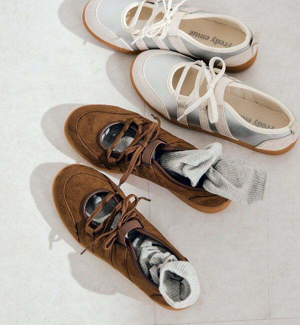 fredy emue「メリージェーンスニーカー」|スニーカー|ブラウン